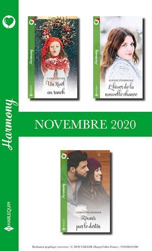 ebook cover of Pack mensuel Harmony : 3 romans (Novembre 2020), by Cara Colter, Christine Rimmer, Sophie Pembroke