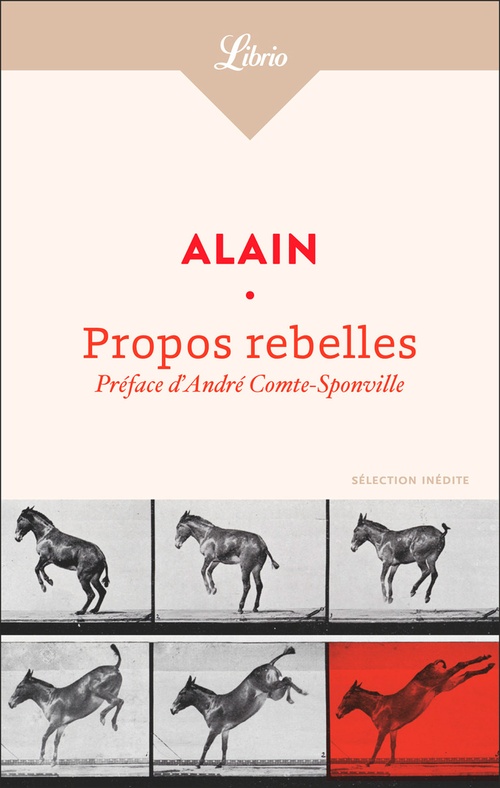 Couverture ebook de Propos rebelles, de Alain