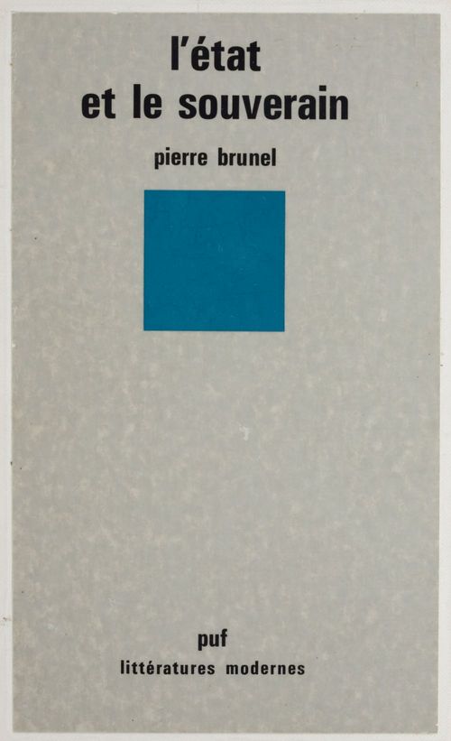 ebook cover of L'État et le souverain, by