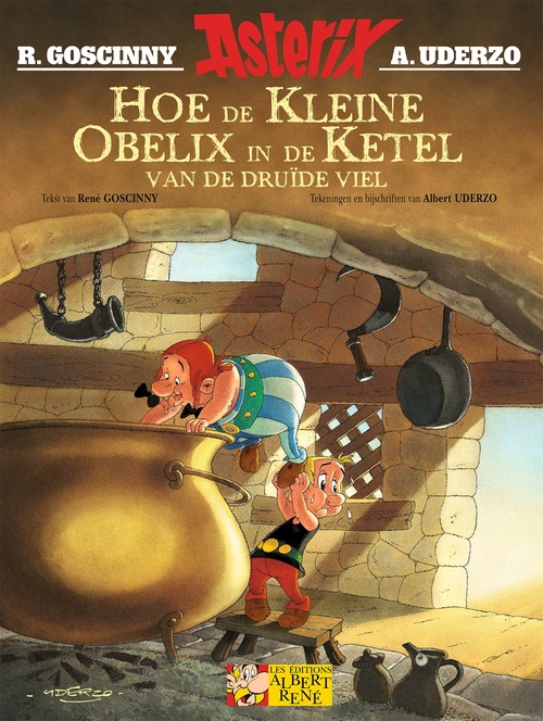 Couverture ebook de Hoe de kleine Obelix in de ketel van de druïde viel, de René Goscinny, Albert Uderzo