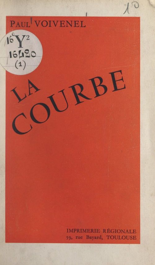 Couverture ebook de La courbe, de Paul Voivenel