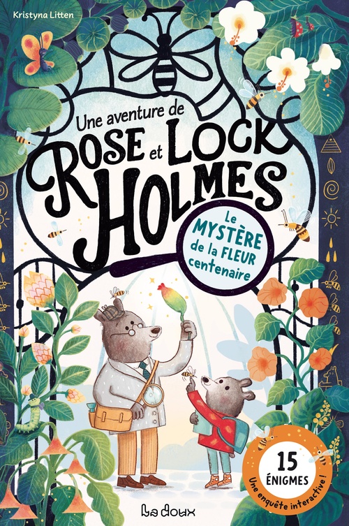 ebook cover of Une Aventure de Rose et Lock Holmes. Le Mystère de la fleur centenaire, by Kristyna Litten
