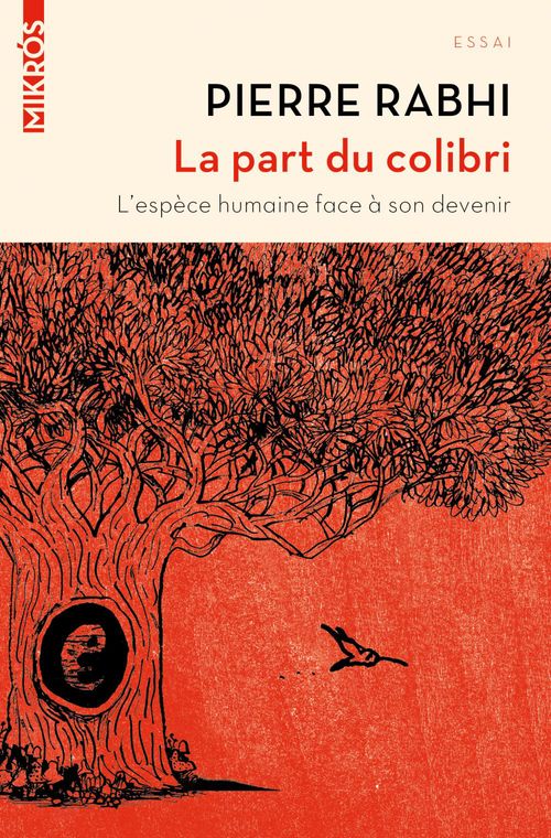 Couverture ebook de La part du colibri, de Pierre Rabhi