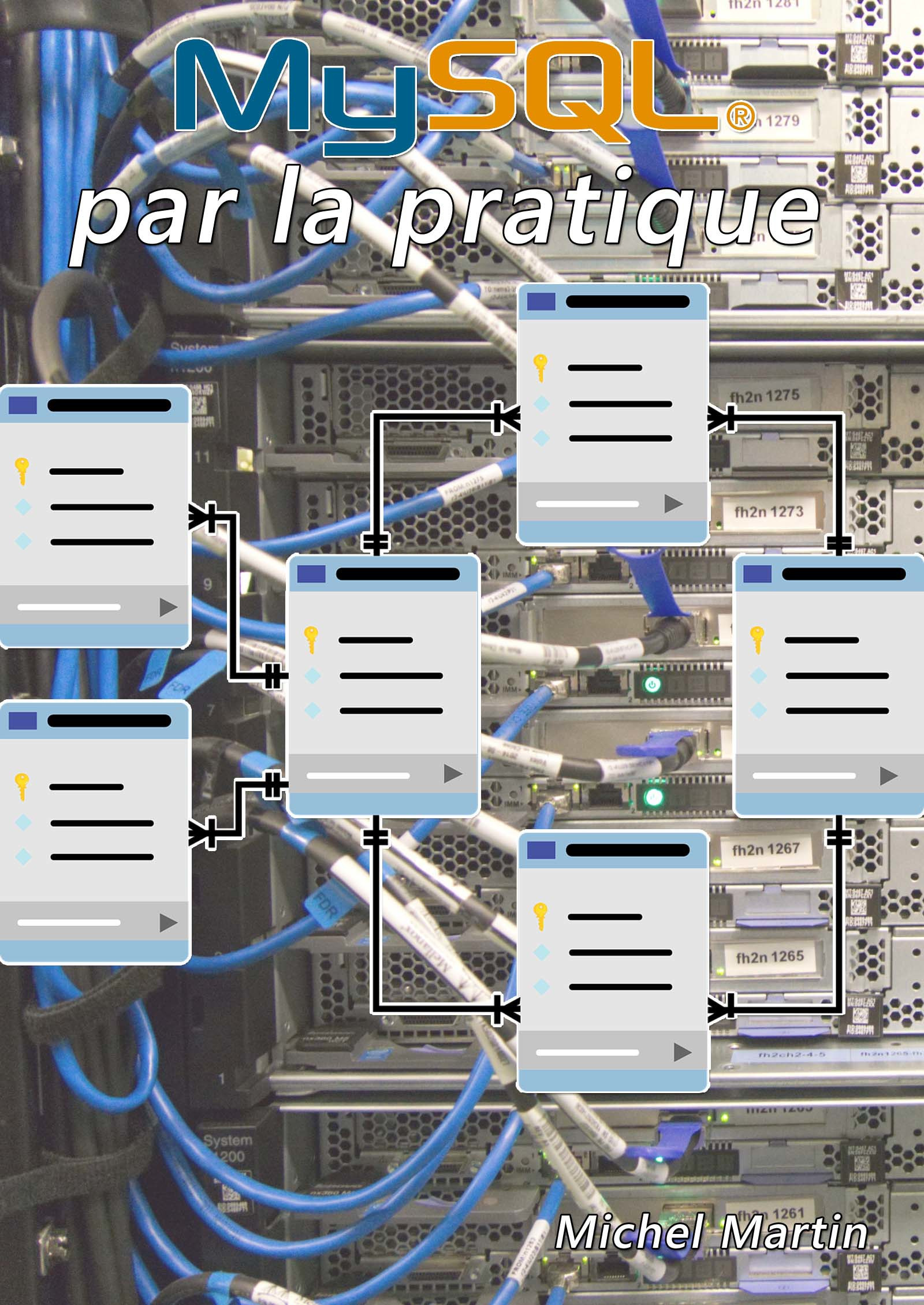 ebook cover of MySQL par la pratique, by Michel Martin Mediaforma