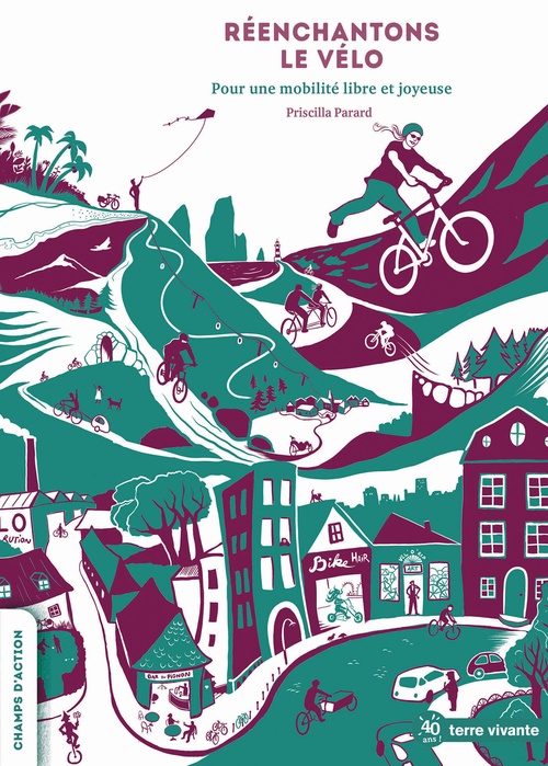 Couverture ebook de Réenchantons le vélo, de Priscilla Parard