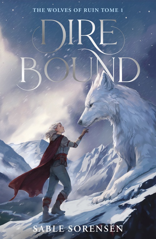 ebook cover of Dire Bound - The Wolves of Ruin Tome 1 (Édition Française), by Sable Sorensen