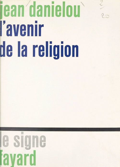 ebook cover of L'avenir de la religion, by Jean Daniélou