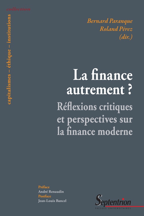 ebook cover of La finance autrement ?, by Pu Septentrion