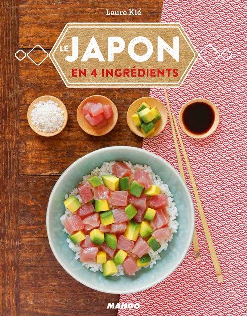 Couverture ebook de Le Japon en 4 ingrédients, de Laure Kié