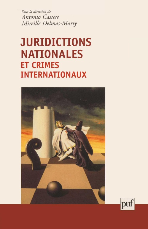 Couverture ebook de Juridictions nationales et crimes internationaux, de Pierre-Yves Gahdoun, Mireille Delmas-Marty