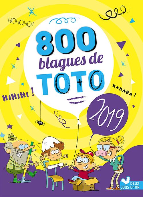 ebook cover of 800 blagues de Toto 2019, by Collectif