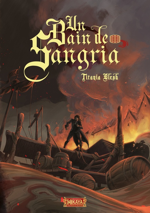 ebook cover of Un Bain de sangria, by Titania Blesh