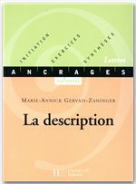 Couverture ebook de La description - Edition 2001, de Marie-Annick Gervais