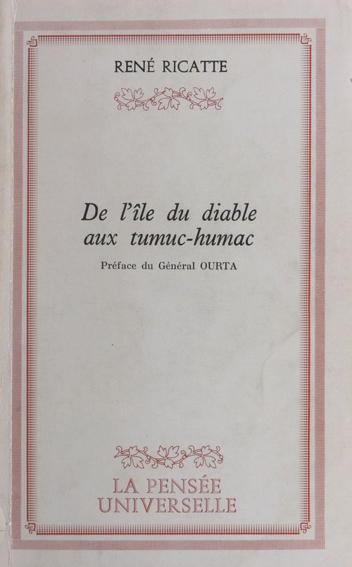 ebook cover of De l'île du Diable aux Tumuc-Humac, by Rene Ricatte