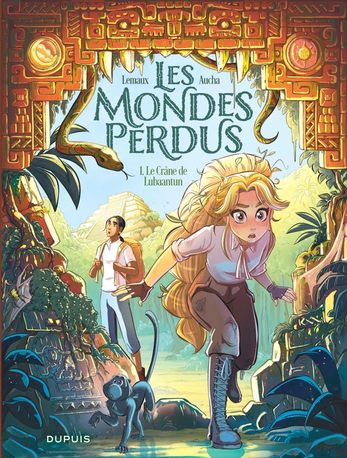 ebook cover of Les Mondes perdus - Tome 1 - Le Crâne de Lubaantun, by Aucha