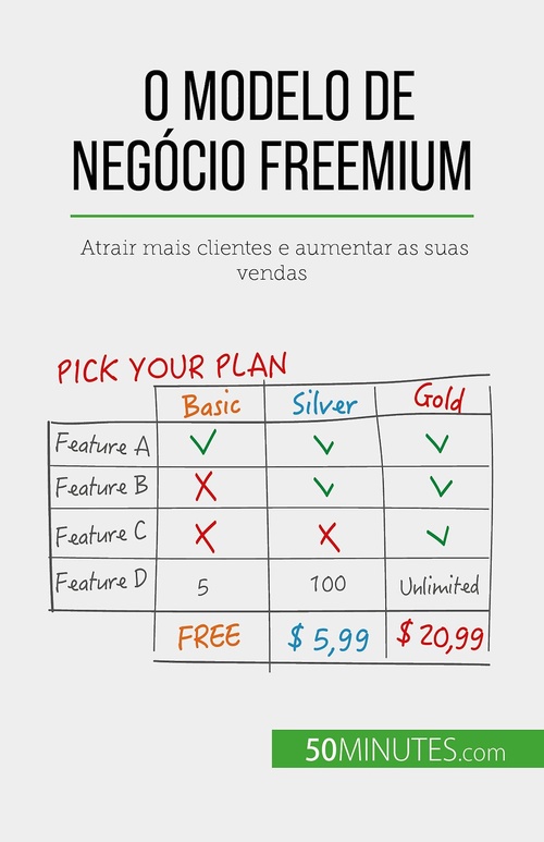 ebook cover of O modelo de negócio freemium, by Mouna Guidiri