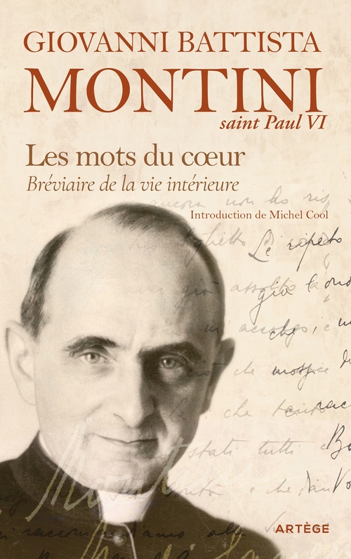 Couverture ebook de Les mots du coeur, de Jean-Baptiste Montini, Paul VI