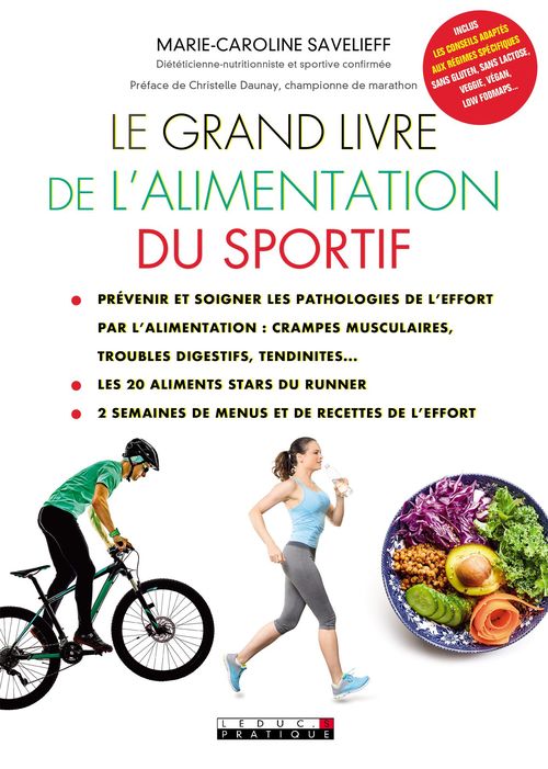 ebook cover of Le Grand Livre de l'alimentation du sportif, by Marie-caroline Savelieff