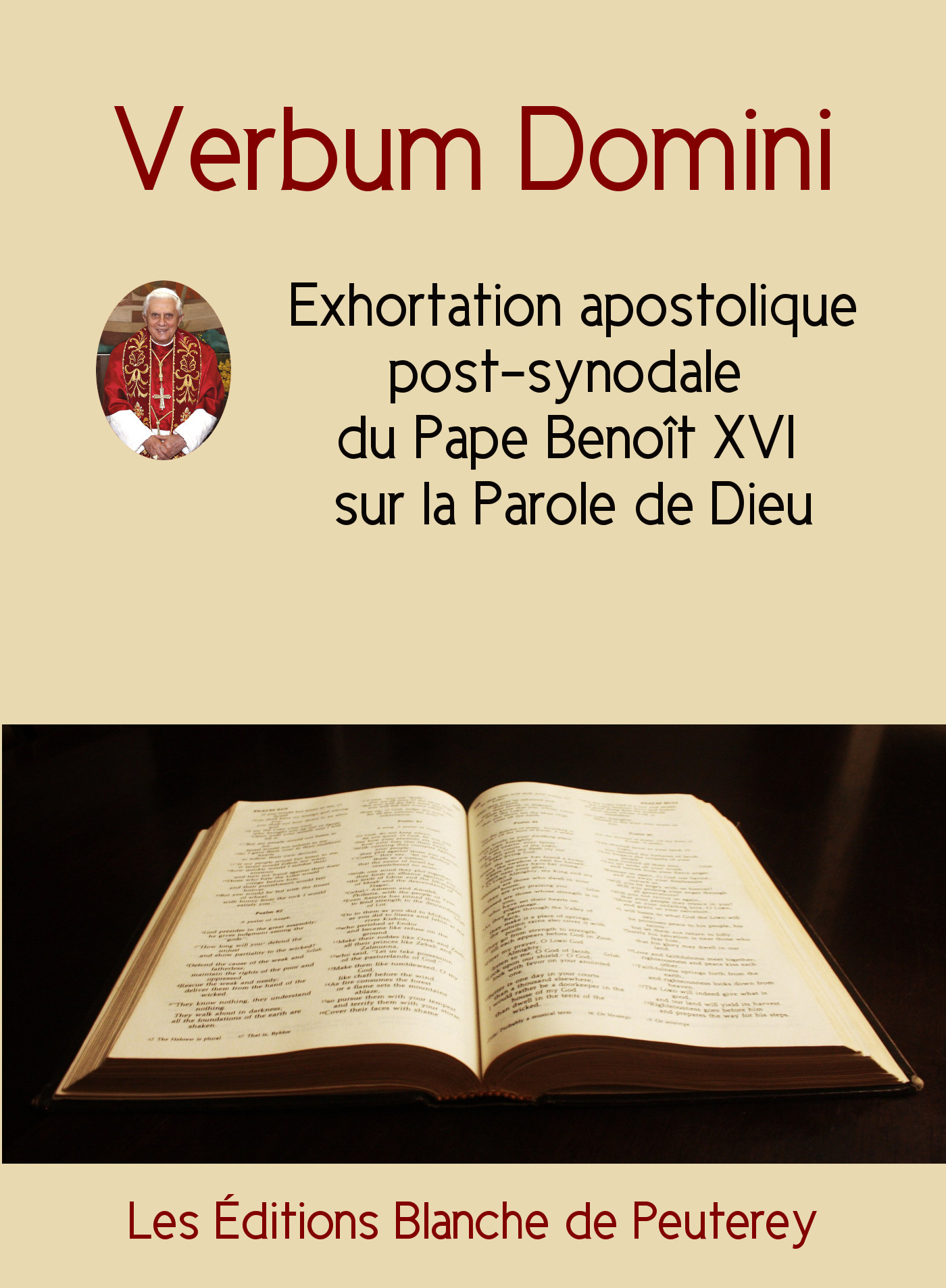 Couverture ebook de Verbum Domini, de Benoît XVI