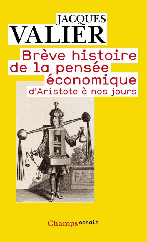 ebook cover of Brève histoire de la pensée économique, by Valier Jacques