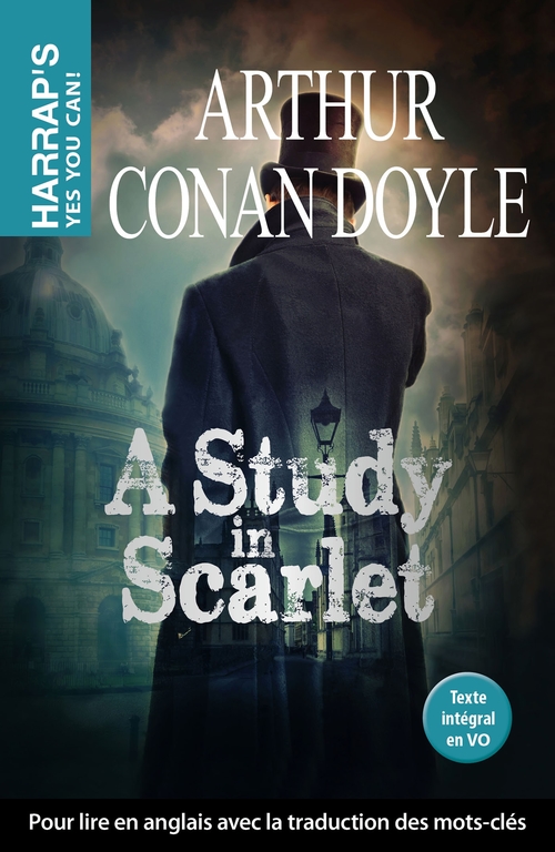 Couverture ebook de A Study in scarlet, de Arthur Conan Doyle