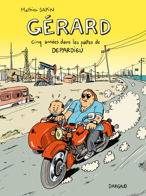 Couverture ebook de Gérard, cinq années dans les pattes de Depardieu, de Mathieu Sapin