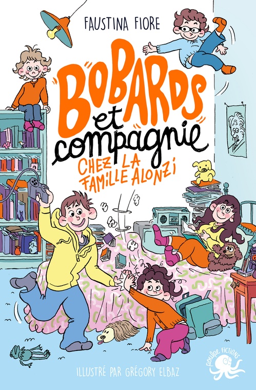Couverture ebook de Bobards et compagnie, chez la famille Alonzi, de Faustina Fiore