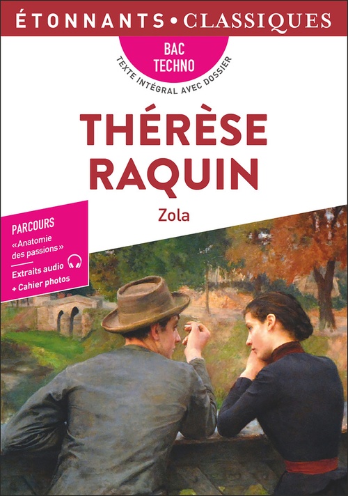 Couverture ebook de Thérèse Raquin - BAC 2027, de Emile Zola