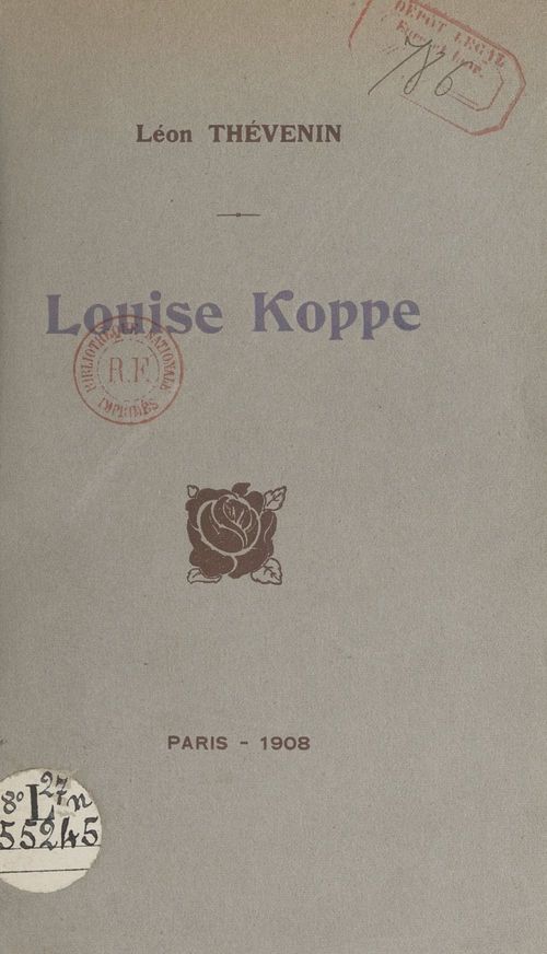 Couverture ebook de Louise Koppe, de Leon Thevenin