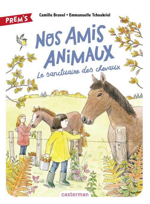 ebook cover of Nos amis animaux (Tome 3) - Le sanctuaire des chevaux, by Camille Brunel, Emmanuelle Tchoukriel