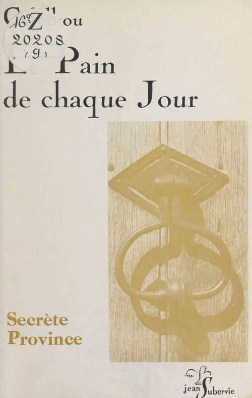 Couverture ebook de Le pain de chaque jour, de Calelhou