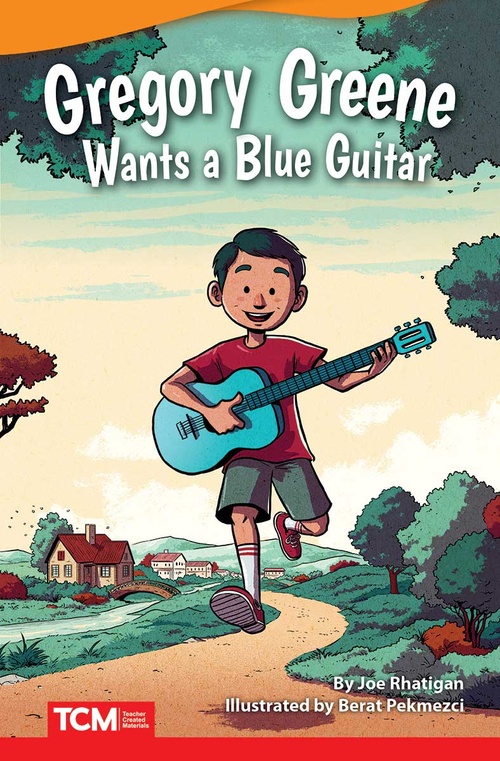 ebook cover of Gregory Greene Wants a Blue Guitar, by Joe Rhatigan