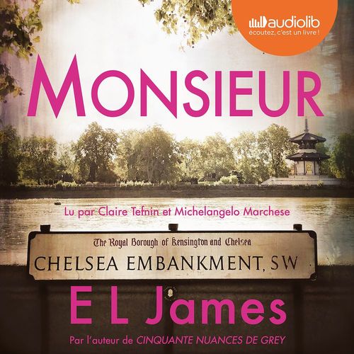 audiobook cover of Monsieur, by E. L. James