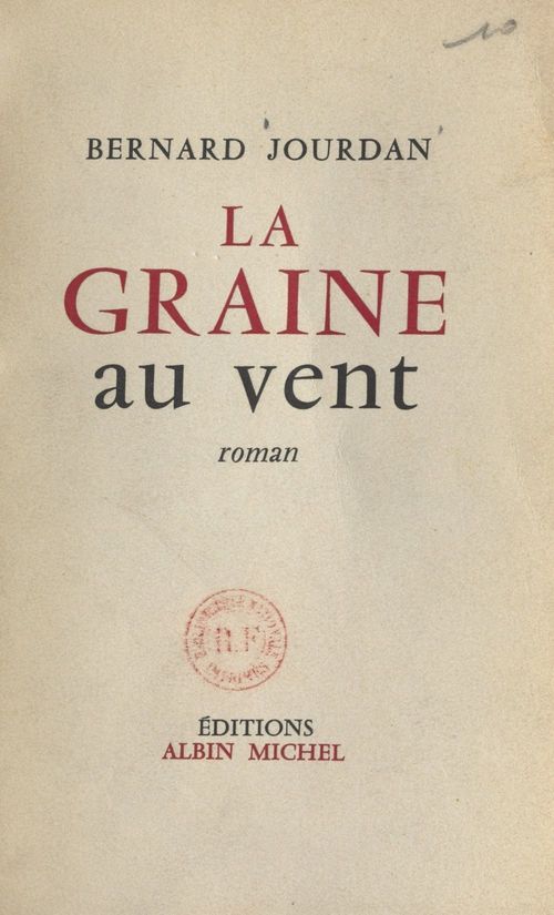 Couverture ebook de La graine au vent, de Bernard Jourdan