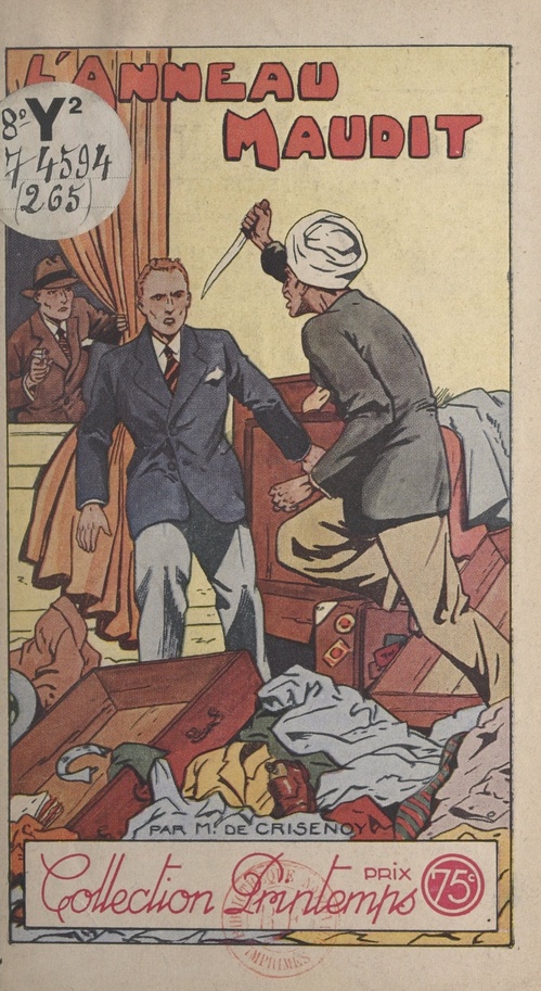 ebook cover of L'anneau maudit, by Maria De Crisenoy