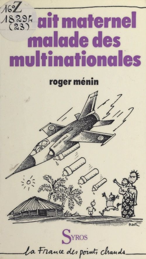 Couverture ebook de Le lait maternel malade des multinationales, de Roger Menin