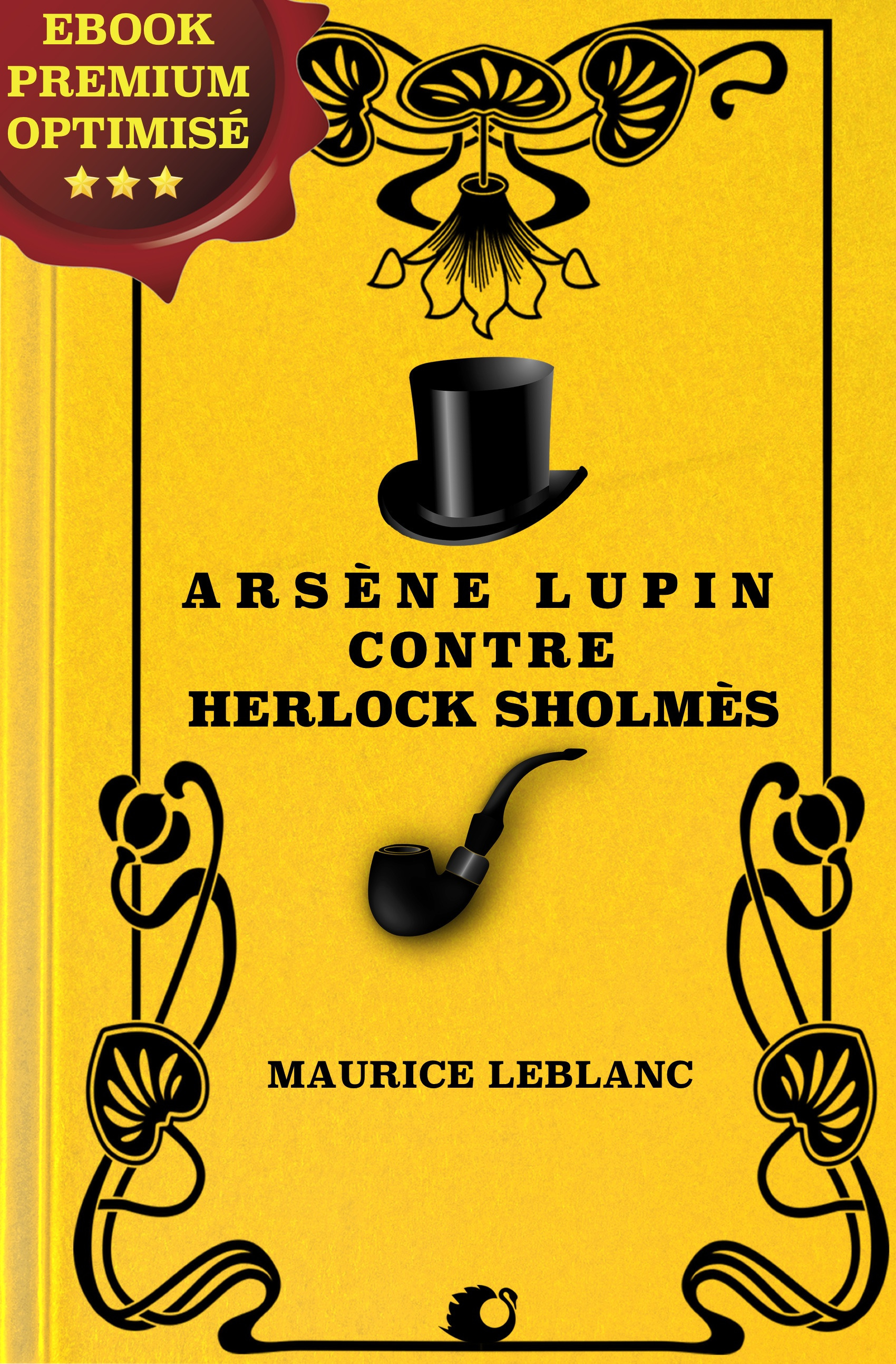 Couverture ebook de Arsène Lupin contre Herlock Sholmès, de Maurice Leblanc