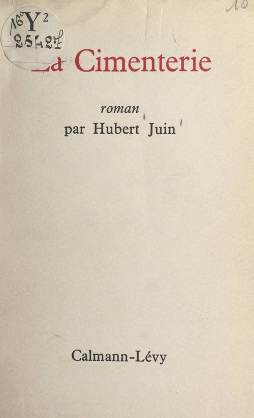 ebook cover of La Cimenterie, by Hubert Juin