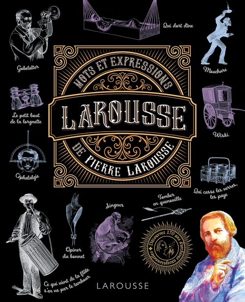 Couverture ebook de Mots et expressions de Pierre Larousse, de Larousse