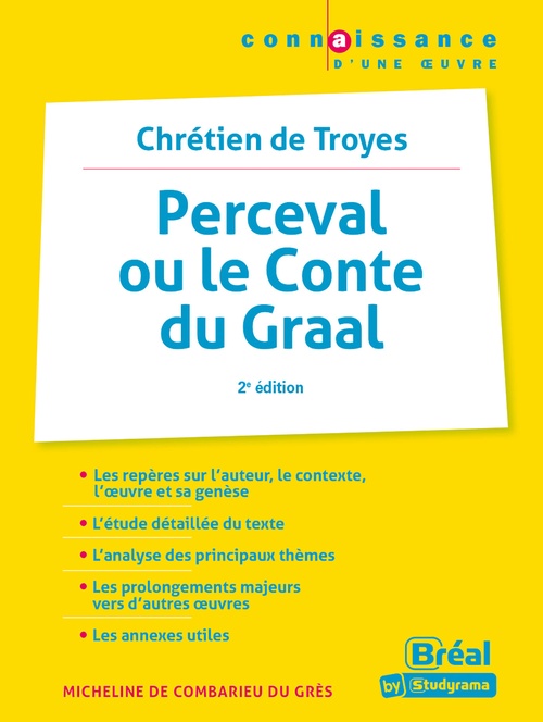 ebook cover of Perceval ou le conte du graal - Chrétien de Troyes, by Micheline Combarieu du grès