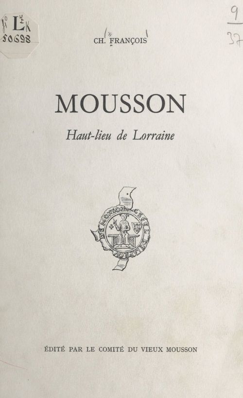 ebook cover of Mousson, by Charles Francois