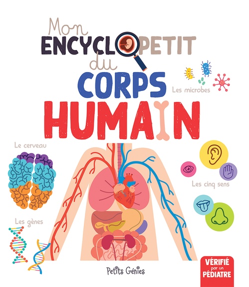 Couverture ebook de Mon encyclopetit du corps humain, de Claire Chabot
