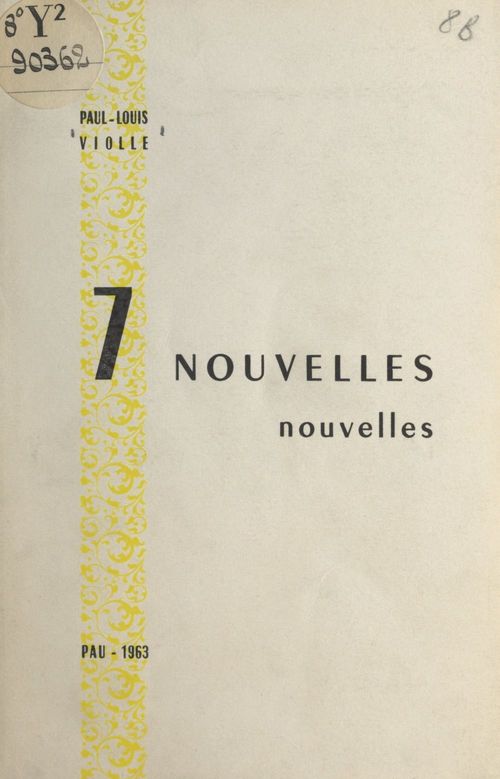 Couverture ebook de 7 nouvelles nouvelles, de Paul-Louis Violle