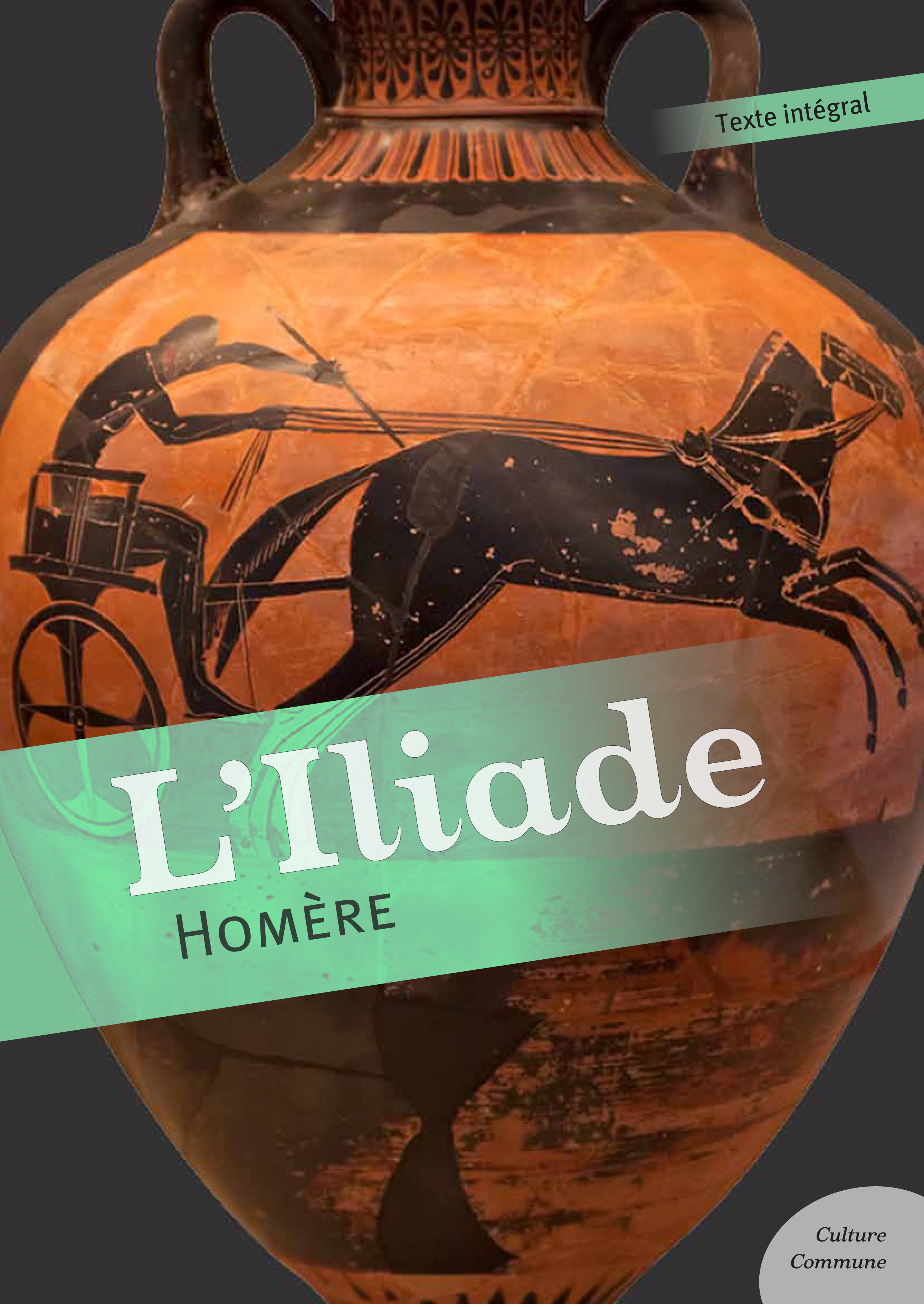 ebook cover of L'Iliade (mythologie), by Homère