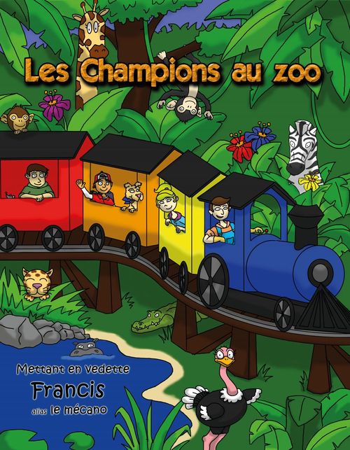 ebook cover of Les Champions au zoo, by Caroline Lebeau