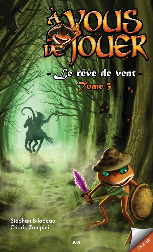 Couverture ebook de Le rêve de vent, de Stéphan Bilodeau, Cédric Zampini