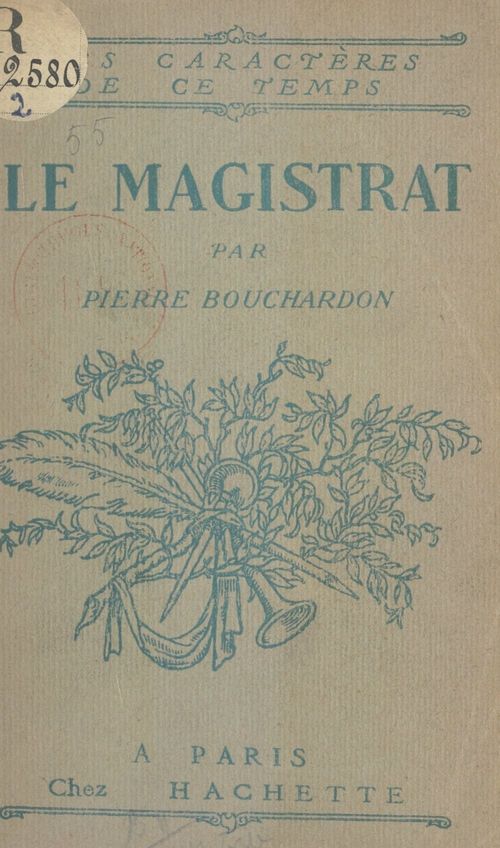 ebook cover of Le magistrat, by Pierre Bouchardon