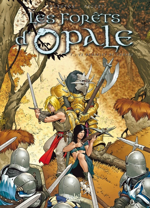 Couverture ebook de Les Forêts d'Opale T01 - Le bracelet de Cohars, de Christophe Arleston