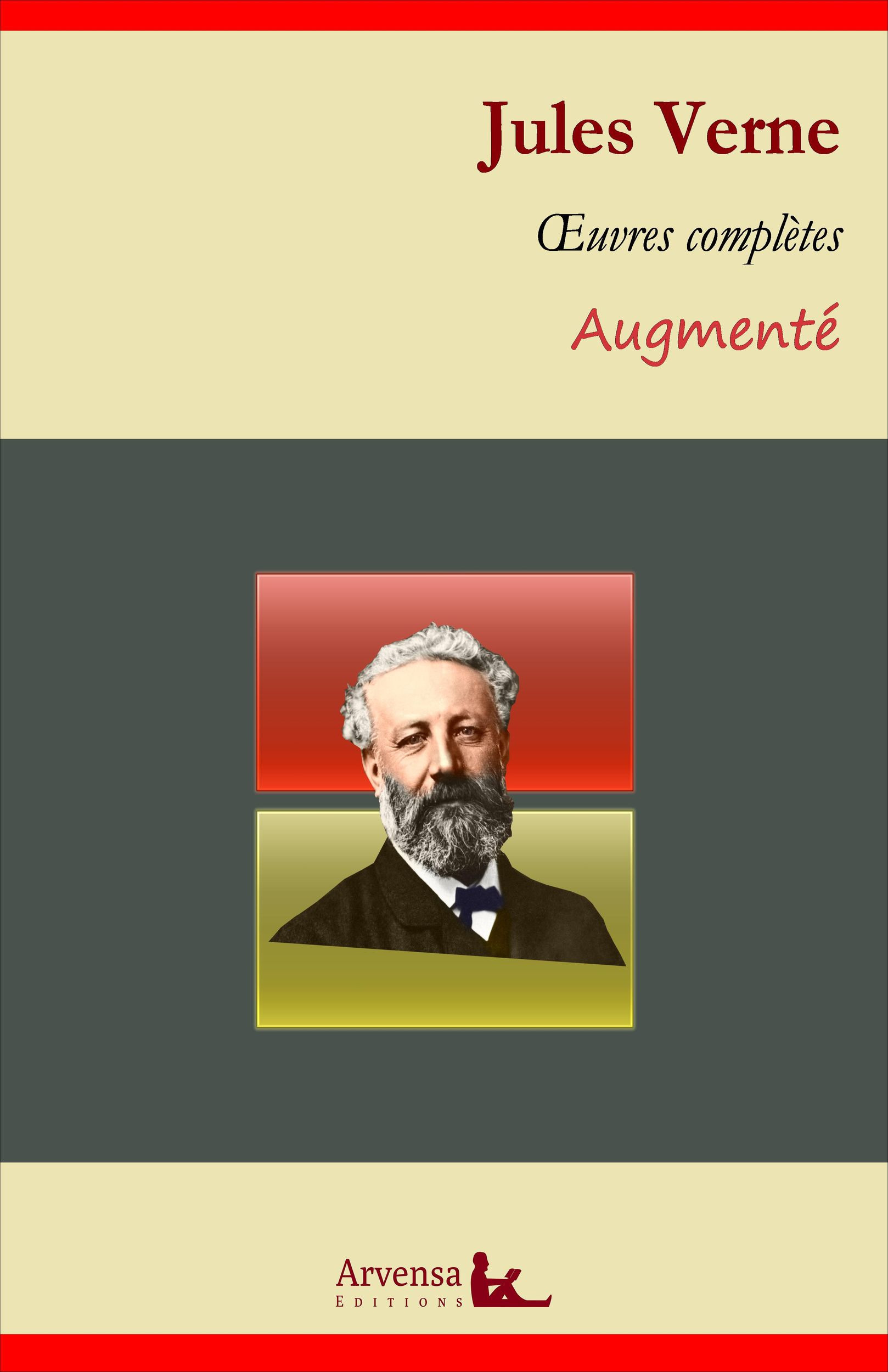 Couverture ebook de Jules Verne : Oeuvres complètes et annexes (annotées, illustrées), de Jules Verne
