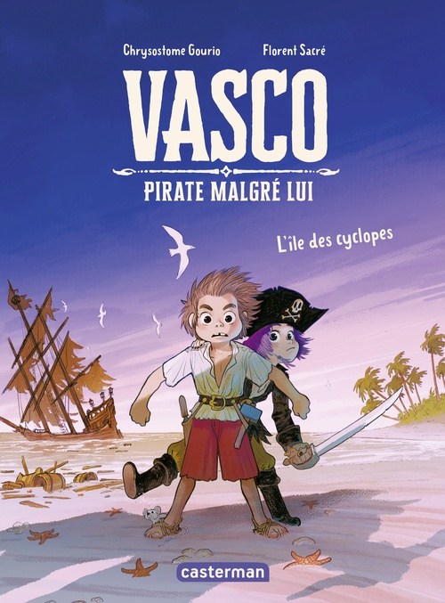 ebook cover of Vasco pirate malgré lui (Tome 2) - L'île des cyclopes, by Chrysostome Gourio